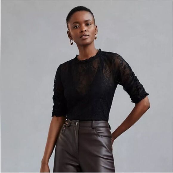 Anthropologie Tops - By Anthropologie V Neck Lace Blouse